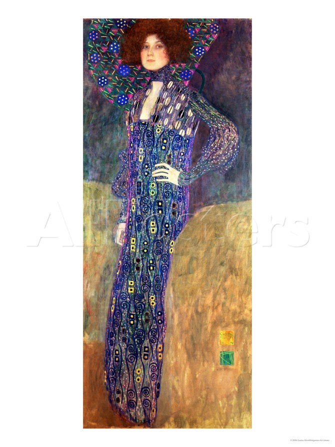 Emilie Floege - Gustav Klimt Painting